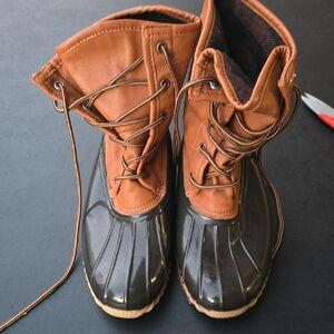 Sperry Brown and Black Women's Boots